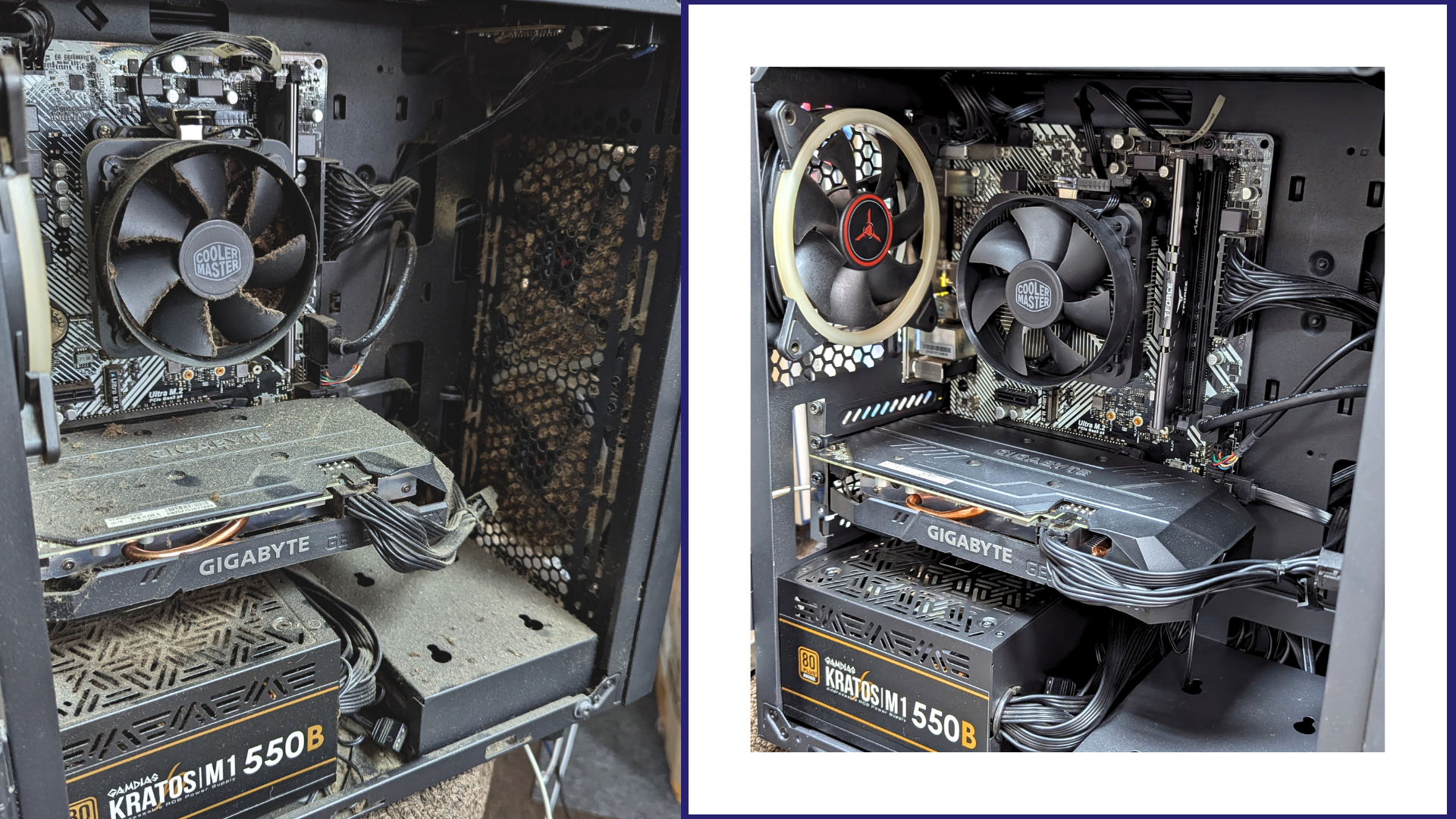 This gaming PC went from clogged with dust to clean and cool — overnight.